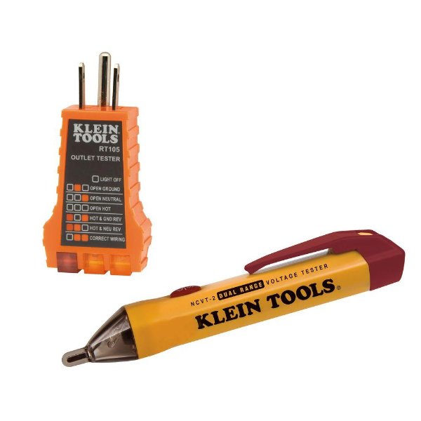 Klein Tools 非接触式测电笔+插座测电器