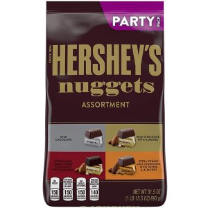 Hershey's Nuggets Halloween Candy, Assorted Chocolate, Bulk Party Bag, 31.5 Oz