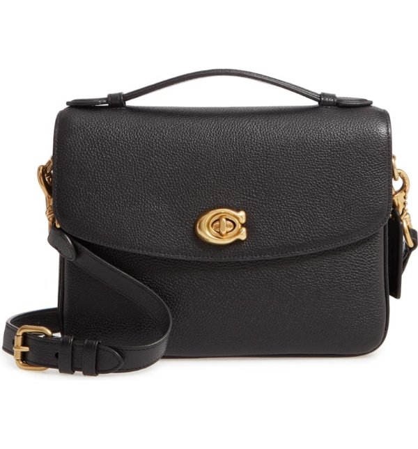 Cassie Leather Top Handle Bag