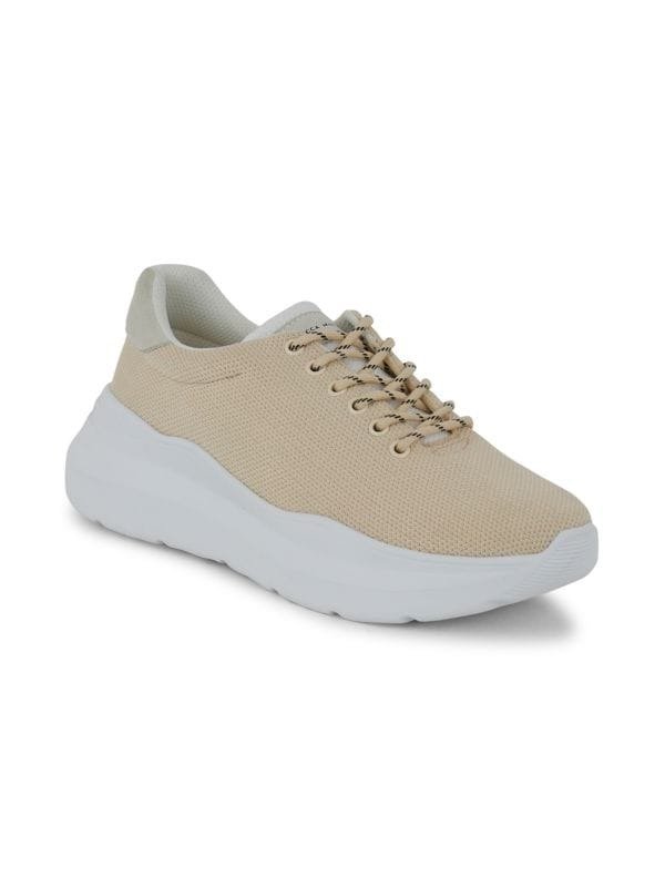Kelly Suede-Trim Chunky Sneakers