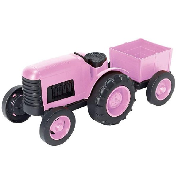 Tractor Vehicle Toy, Pink, 11.75" x 5.4" x 4.8"