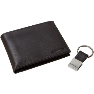 Calvin Klein 男士钱包与钥匙扣套装热卖