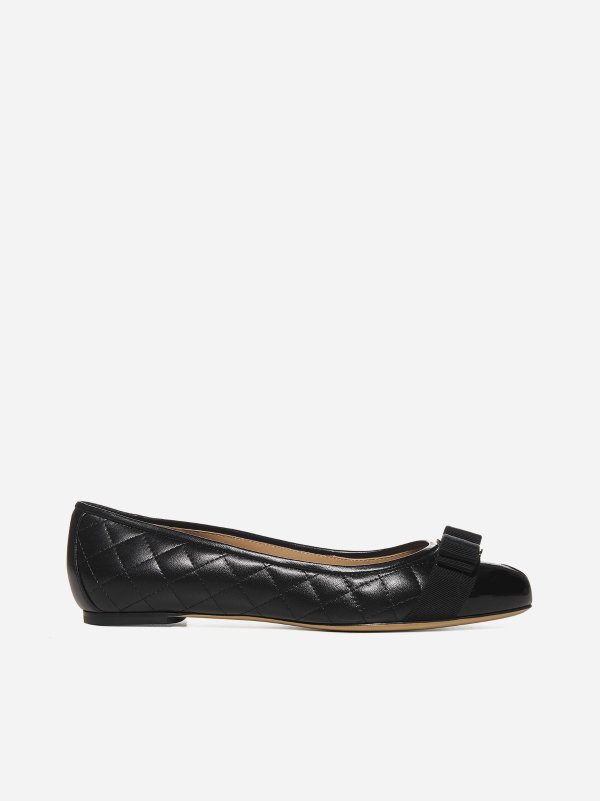 Varina quilted nappa leather ballet flats