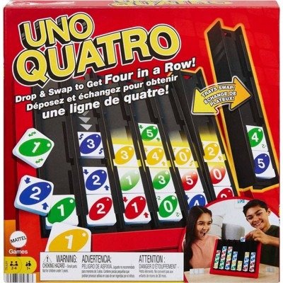 UNO Quatro Game, Adult, Family and Game Night