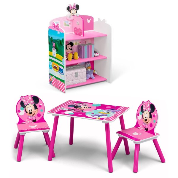 Disney Minnie Mouse 4-Piece Playroom Set
