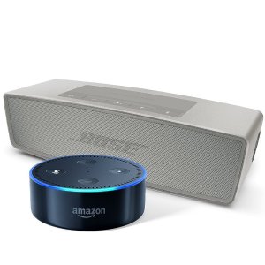 Amazon Echo Dot 二代智能管家 + Bose SoundLink Mini II 无线蓝牙音箱