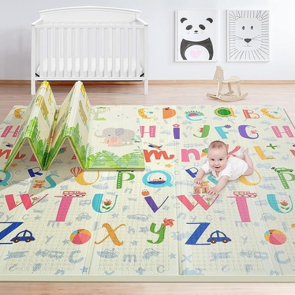 beiens Baby Play Mat Foldable