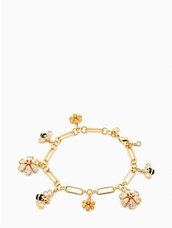 all abuzz stone bee charm bracelet