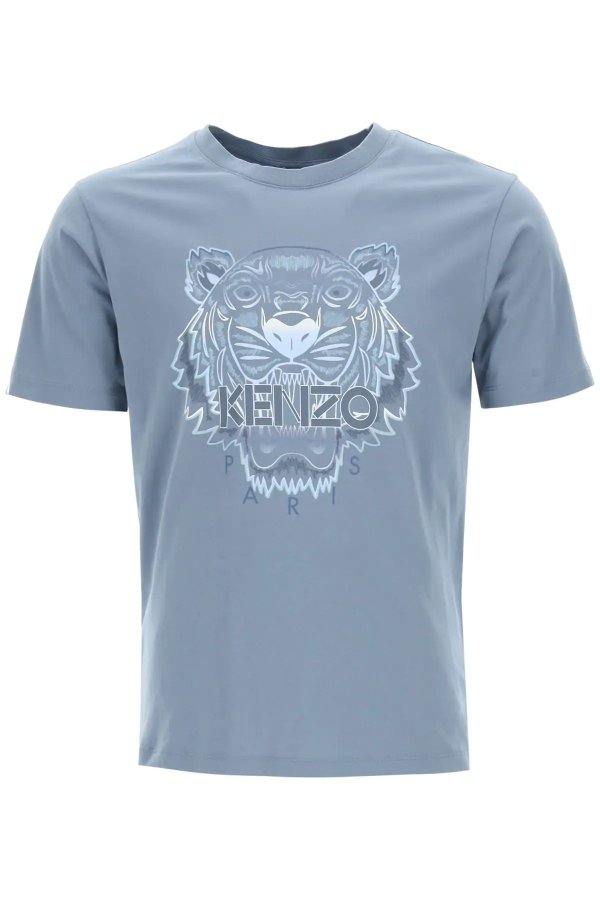 gradient tiger print t-shirt