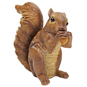 Design Toscano QM188731 Chomper the Woodland Squirrel Outdoor Garden Statue, 7 Inch