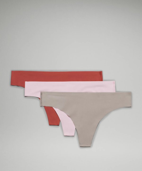 InvisiWear Mid-Rise Thong Underwear 3 Pack | Women's Underwear | lululemon