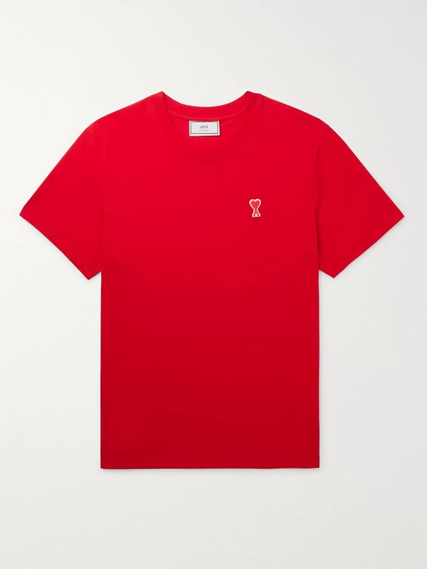 Logo-Appliqued Cotton-Jersey T-Shirt