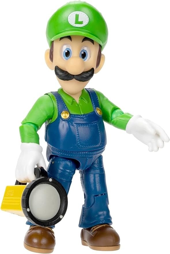 - 5 Inch Action Figures Series 1 – Luigi Figure with Flashlight Accessory