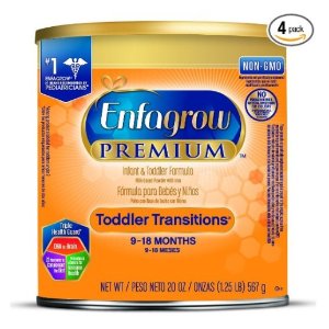 Enfagrow Toddler Transitions Infant and Toddler Formula - 20 oz Powder Can (4 pk)