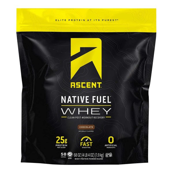 Ascent Native Fuel Whey Protein Chocolate, 4.25 lbs