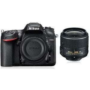 2015新款 尼康Nikon D7200 数码单反相机 + 18-55mm VR II 镜头套装