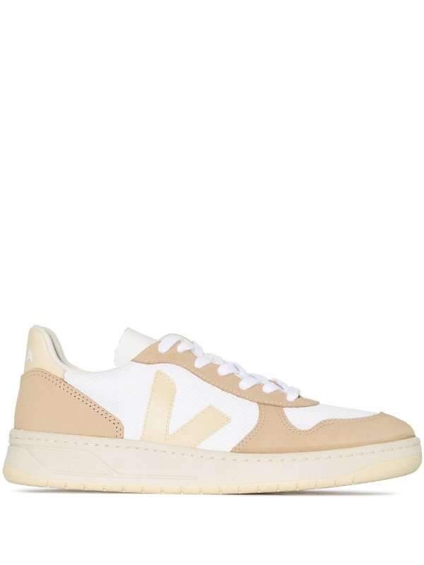 V-10 panelled low-top sneakers