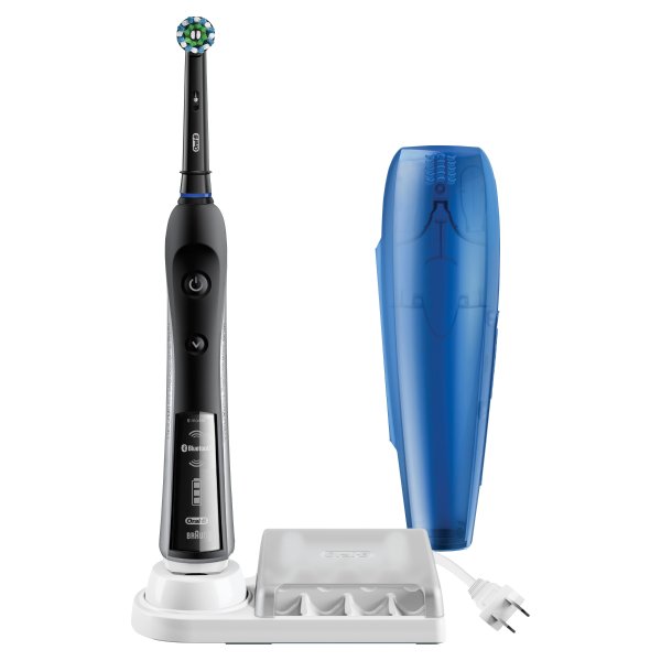 Oral-B Pro 5000 ($25 Mail-In Rebate Available) SmartSeries Electric Toothbrush with Bluetooth Connectivity, Black Edition, Powered by Braun