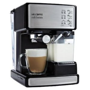 史低价！Mr. Coffee 智能咖啡机，带泡沫发生器