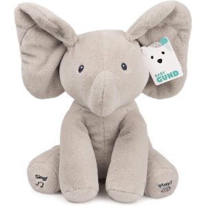 GUND Baby Official Animated Flappy The Elephant Stuffed Animal Baby Toy Plush