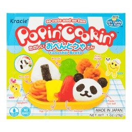 日本KRACIE嘉娜宝 POPINCOOKIN 食玩 熊猫便当DIY自制手工糖果玩具 29g | 亚米