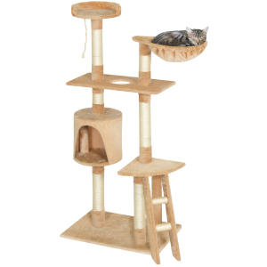 Dealmoon Exclusive:Best Choice Products 59" Pet Play House Cat Tree Scratcher Condo Furniture