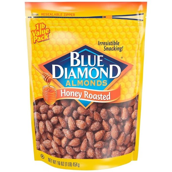 Blue DiamondAlmonds Honey Roasted16.0oz