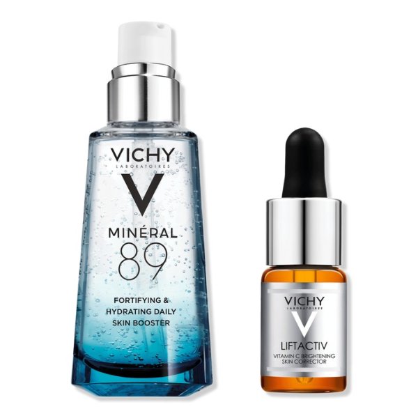 Hydration + Radiance Value Kit with Hyaluronic Acid & Vitamin C Face Serums - Vichy | Ulta Beauty