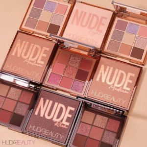 上新：Huda Beauty Nude系列9色眼影盘折扣入 活久见
