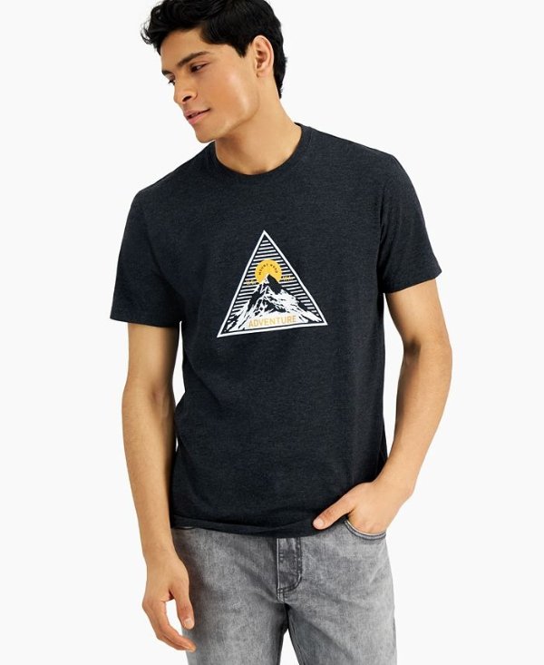 Men's Mount Hood Adventure Print T-Shirt, Created for Macy's