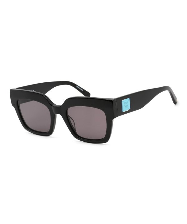 Black & Violent Browline Sunglasses