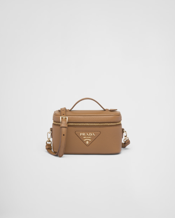 Caramel Leather Mini-bag | PRADA