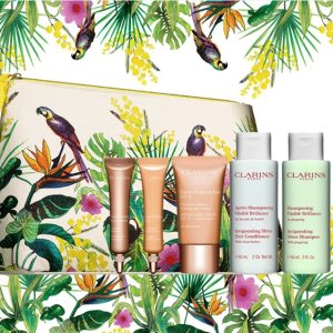 on orders over $100 @Clarins