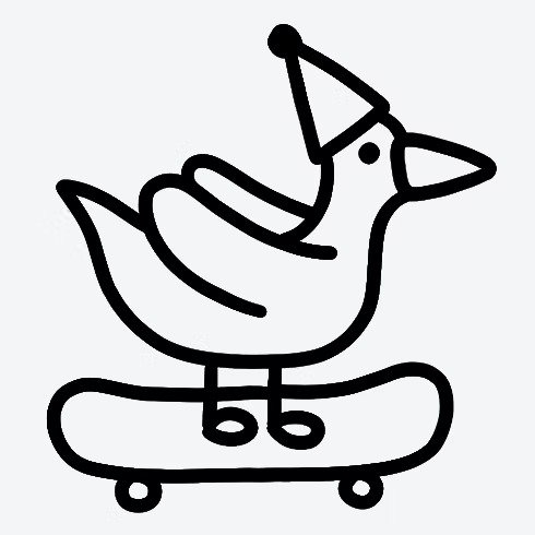 鸭鸭纹身贴纸