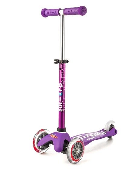 Micro Mini Deluxe Kick Scooter, Purple, Ages 2-5