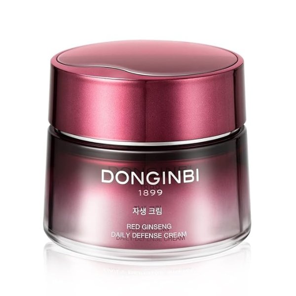 Daily Defense Cream, Anti-aging, Anti-Wrinkle & Antioxidant Face Cream, Korean Red Ginseng Skin Care - 25ml