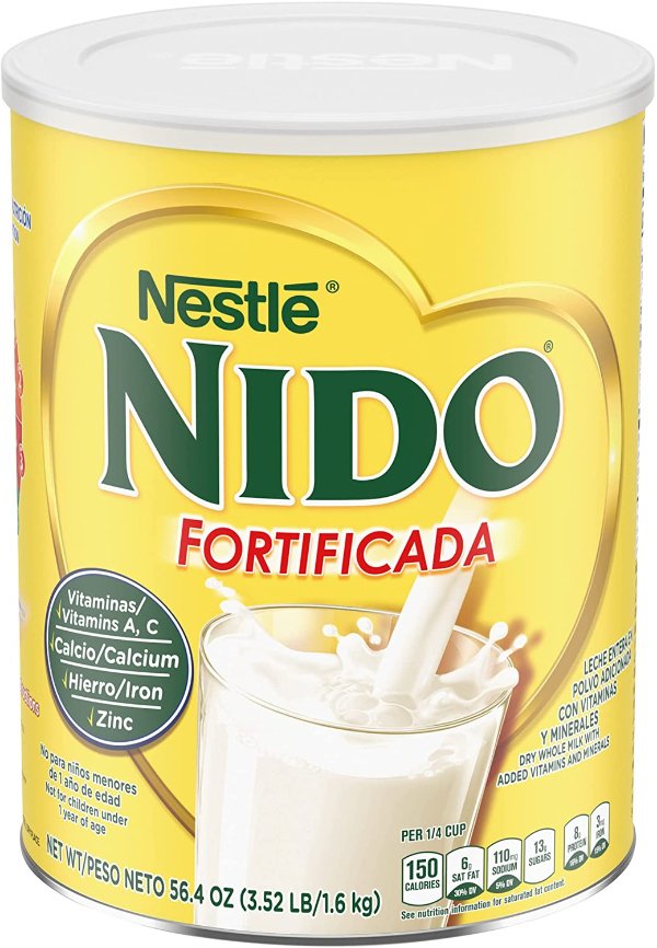 Nido 雀巢罐装全脂奶粉 3.52磅装 冲饮、烘焙多种用途