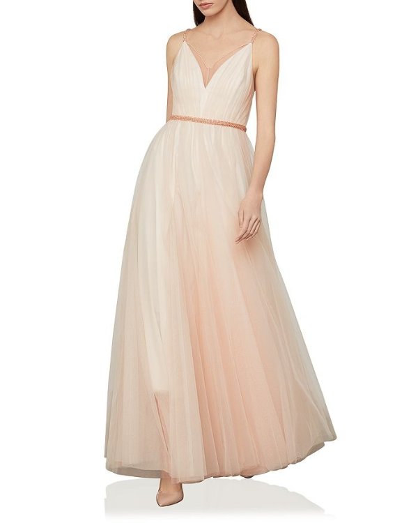 Tulle A Line Gown