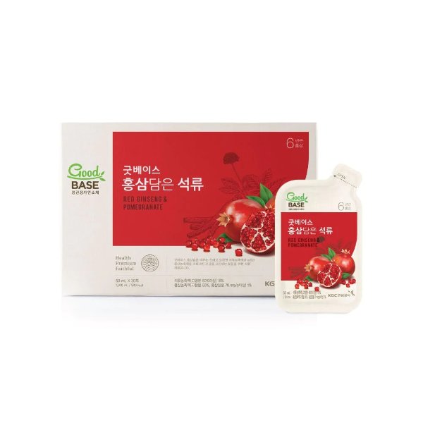 Pomegranate Korean Red Ginseng Health Drink Pouch - Good Base