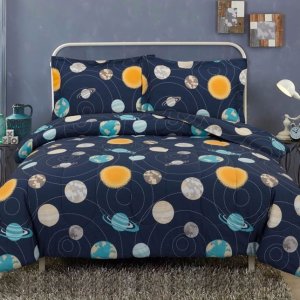 Mainstays Teen Astro Planet Comforter & Sham Set