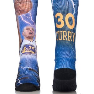 本赛季NBA MVP 斯蒂芬·库里STEPHEN CURRY纪念版篮球袜
