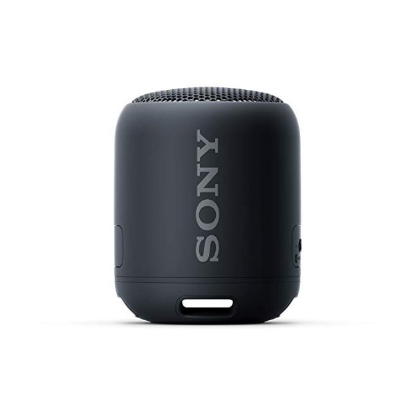 SRS-XB12 Extra Bass Portable Bluetooth Speaker, Black (SRS-XB12/B)