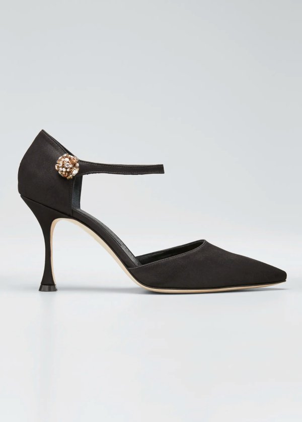 Odigy 90mm Ankle-Strap Pumps