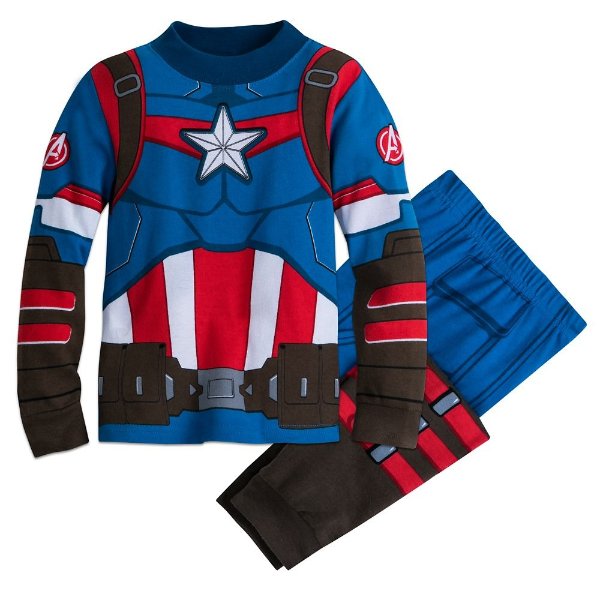 Captain America Costume PJ PALS for Boys | shopDisney