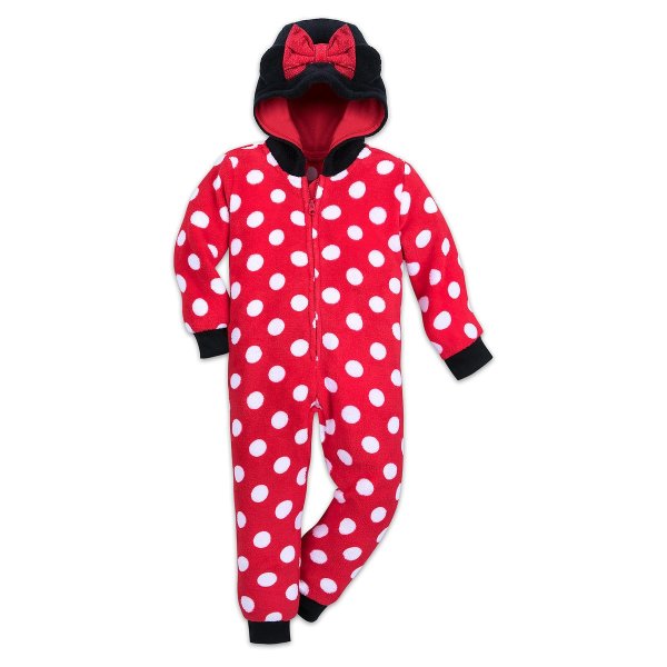 Minnie Mouse Hooded Plush Sleeper for Girls
