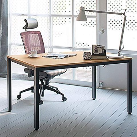 NeedHome 47inches Computer Desk Large Office Desk Writing Desk Workstation Table with BIFMA Certification,AC3BB-120-HCA