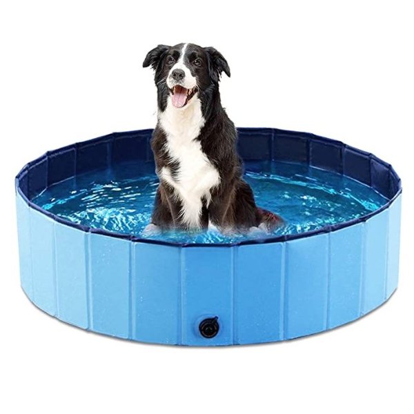 Foldable Dog Pet Bath Pool Collapsible Dog Pet Pool Bathing Tub Kiddie Pool for Dogs Cats and Kids