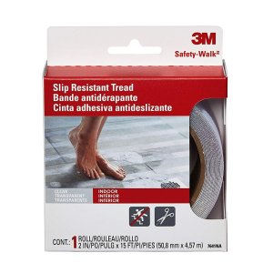 3M Safety-Walk Tub and Shower Tread, Clear, 2-Inch by 180-Inch Roll, 7641NA