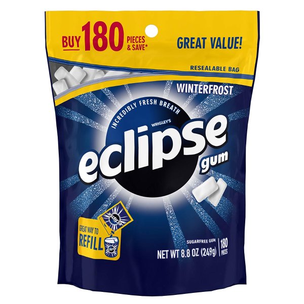 Eclipse 无糖薄荷口香糖 180颗超值装