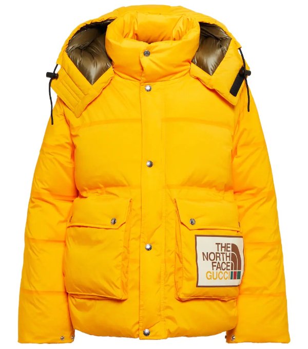 x The North Face quilted down jacket